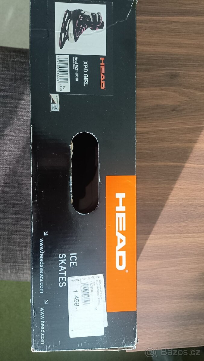 Dětské nastavitelné zimní brusle HEAD 31-36 - 3