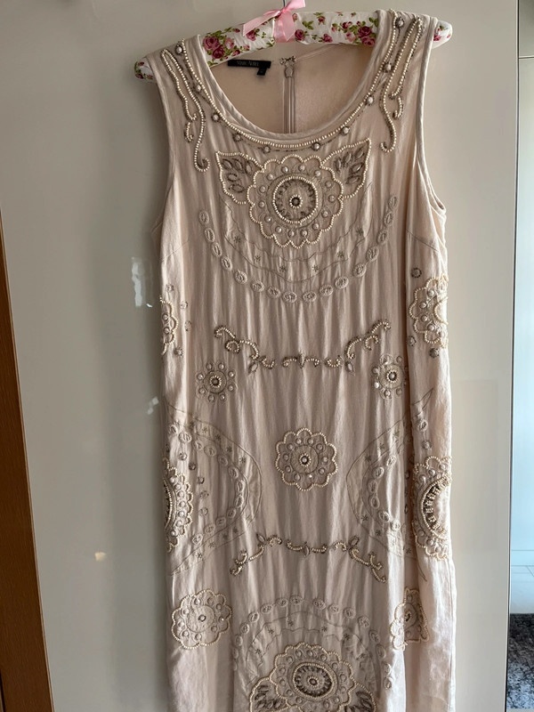 Letní plátěné šaty s bolérkem- Marc Aurel- 36-38 - 3