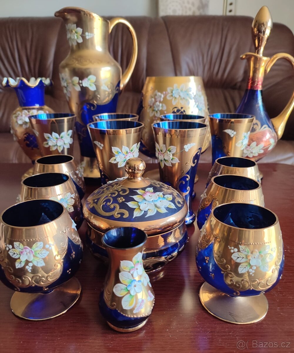 Souprava Novoborské sklo - 3