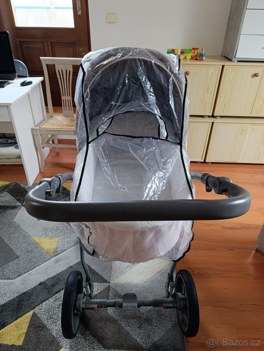 Kočárek Riko Bars 3v1 – kombinovaný, hluboký + sportovní + a - 3