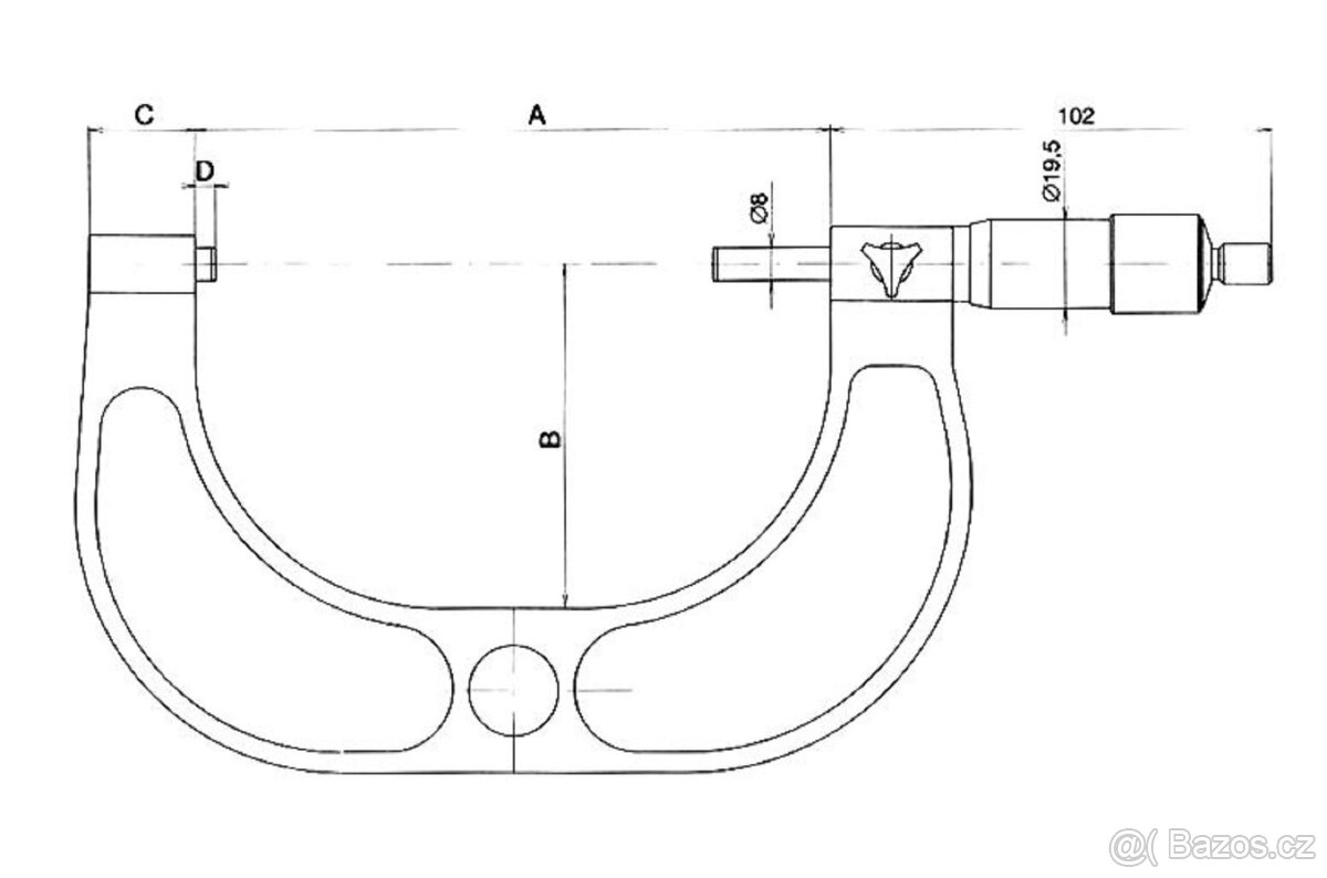 Mikrometr třmenový 150-175mm SOMET KALIBROVANÝ (NOVÝ) - 3
