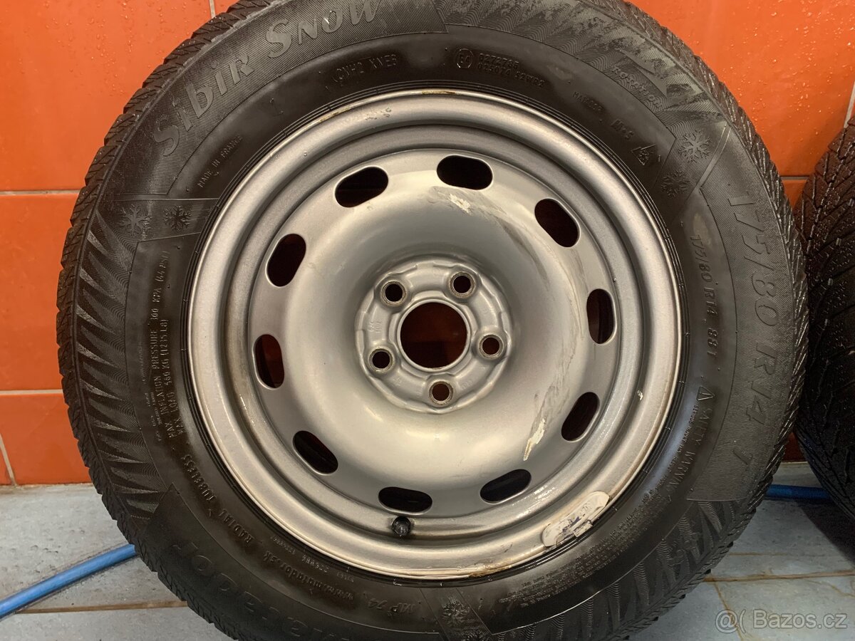 Plechový Disky 5x100 R14 Vw,Škoda - 3