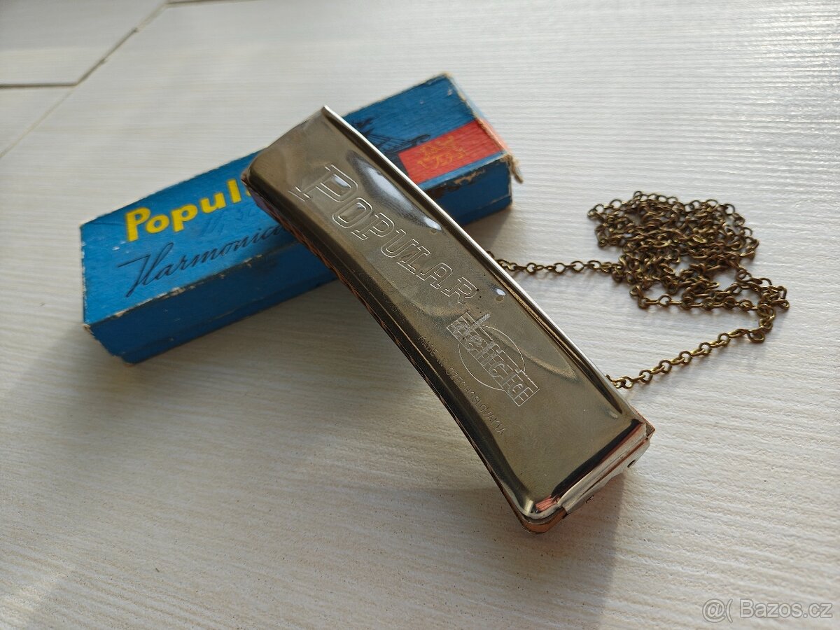 Foukací Harmonika Popular Delicia - 3