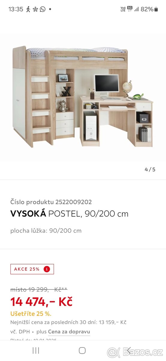 Zvýšená postel - 3