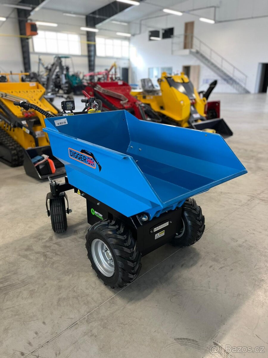 dumper, minidumper, elektrické kolečko, vyvážeč - 3