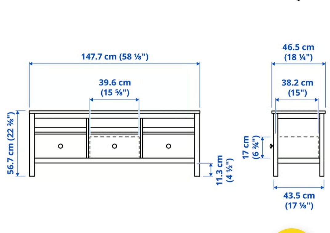Ikea Hemnes televizní stolek - 3
