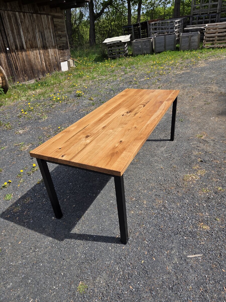 Dubový stůl 80x200cm - 3