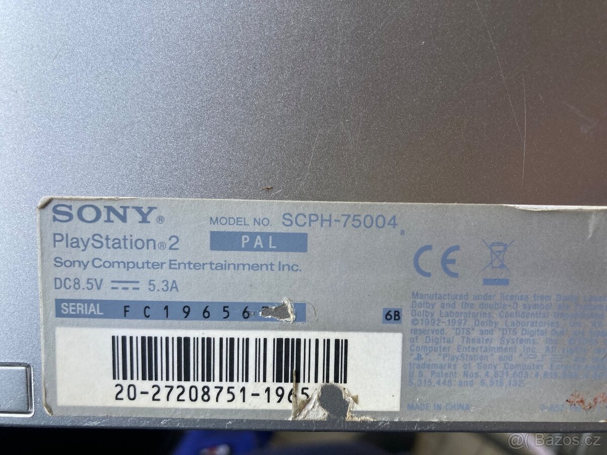 PS2 slim- 3 ovladače - 3
