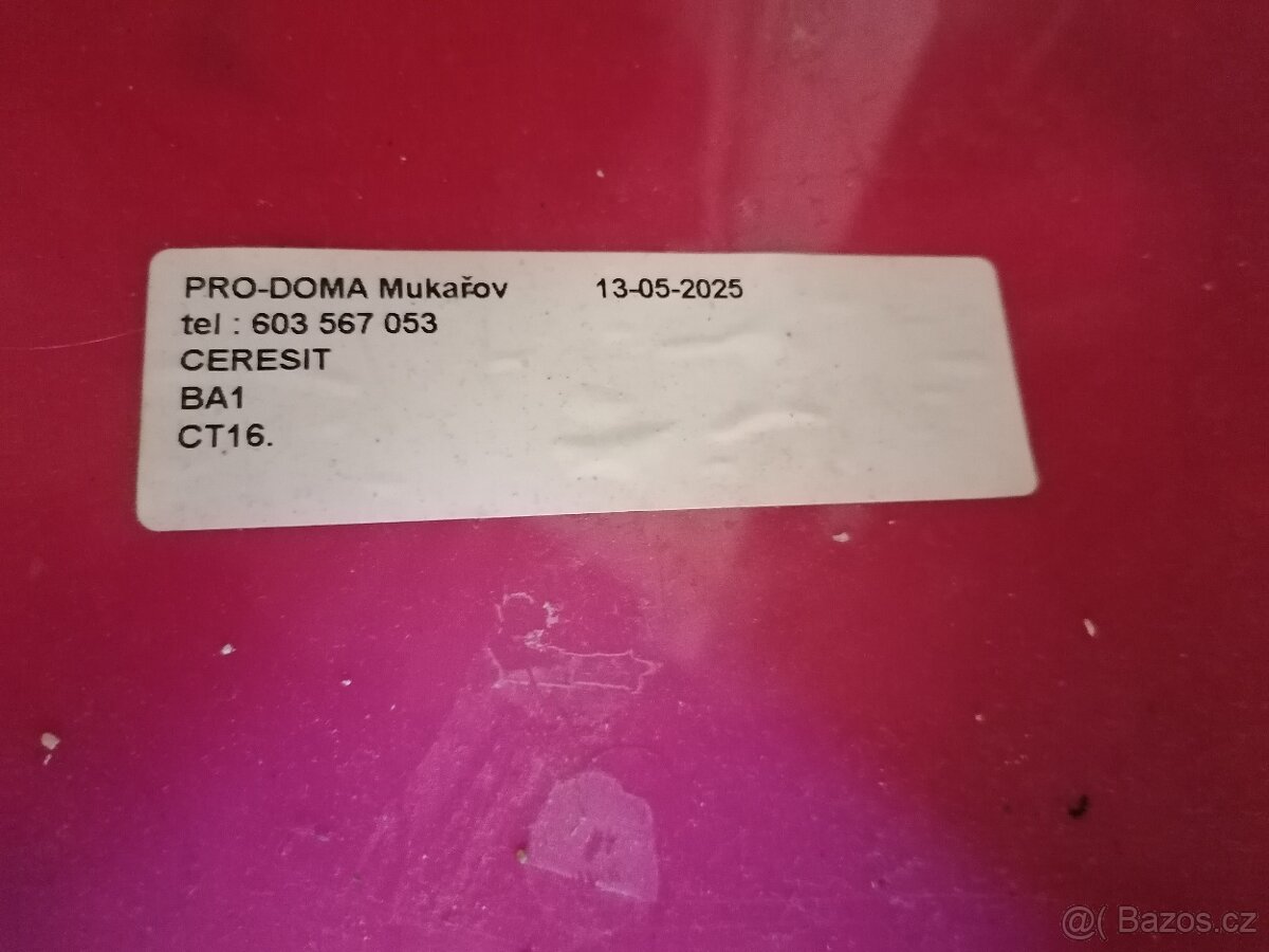 penetrace Ceresit a Silikonova fasada PCI odstin 087 - 3