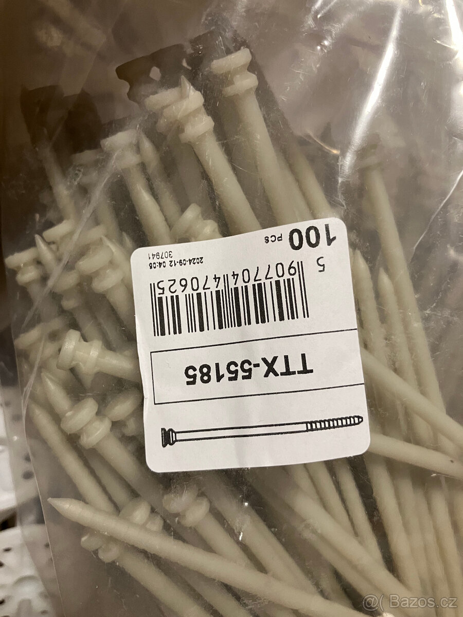 160ks Fasádní hmoždinky LTX - plastový trn 10x180mm - 3