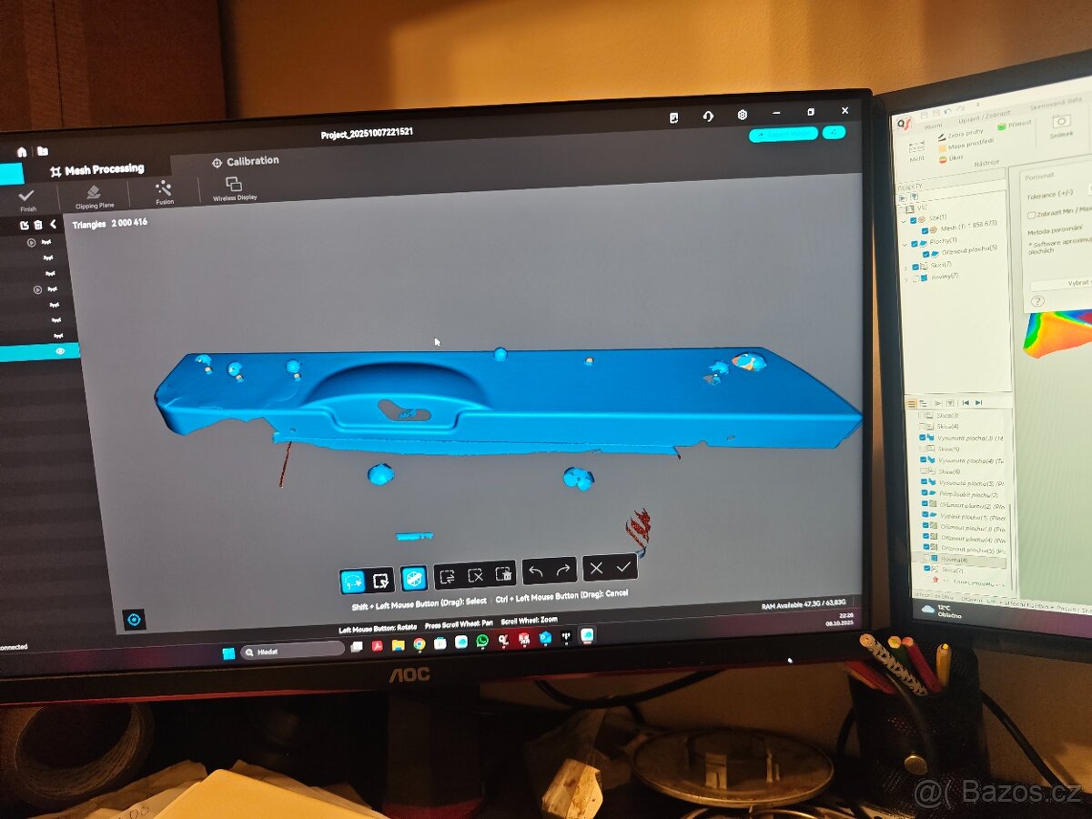 3D Modelování,3D skenování, Reverzní inženýřství - 3