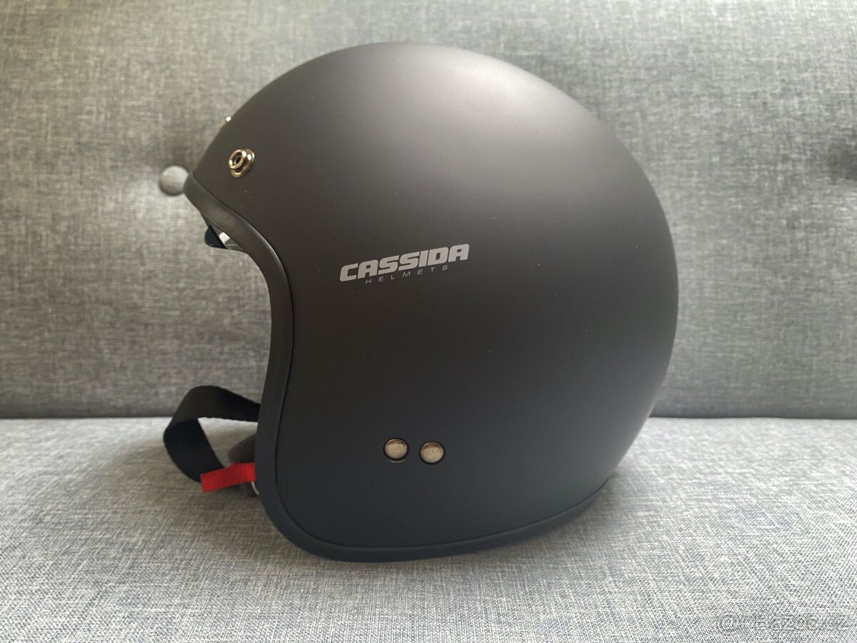 Přilba na moto otevřená Cassida Oxygen černá/matná vel M. - 3