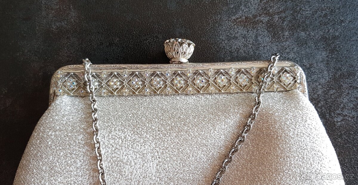 Společenská malá večerní kabelka – Vintage - Zamluveno - 3