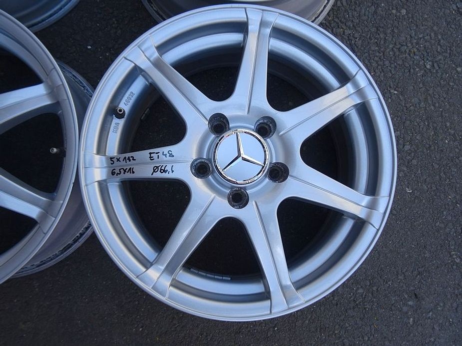 Alu disky na Mercedes, 16", 5x112, ET 48, šíře 7,5J - 3