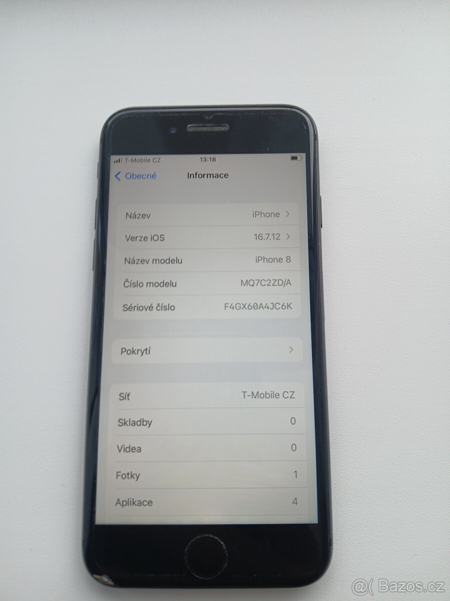 Prodám iPhone 8, 256 GB - 3