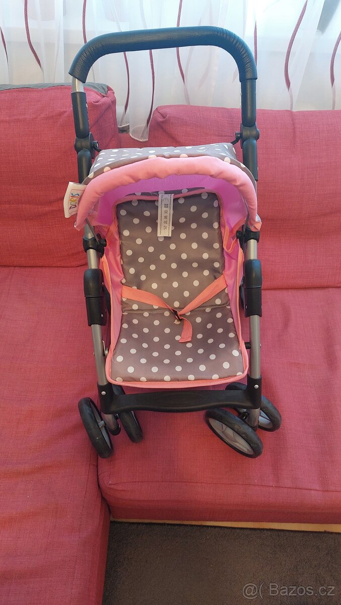 Kočárek sportovní pro panenky, znacka Doris - 3