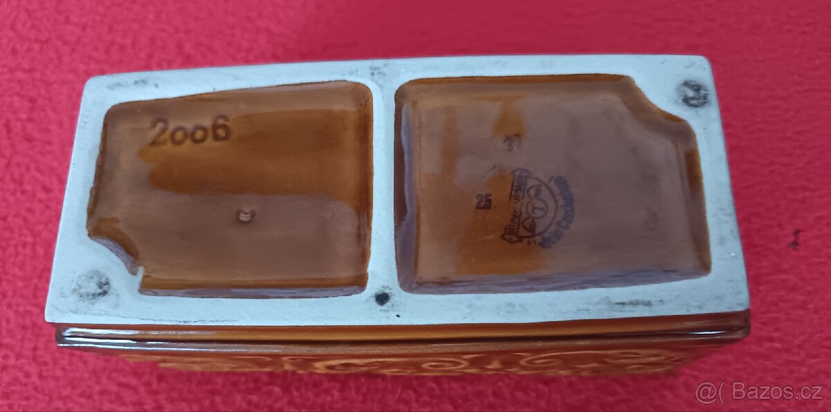 Stará keramická šperkovnice Ditmar Urbach - 3