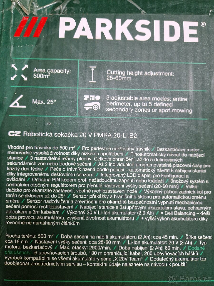 NOVÁ robotická sekačka PMRA-20li b2 - 3