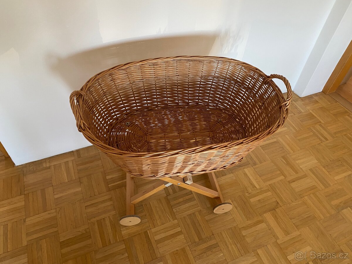 Proutěný košík pro miminko - 3