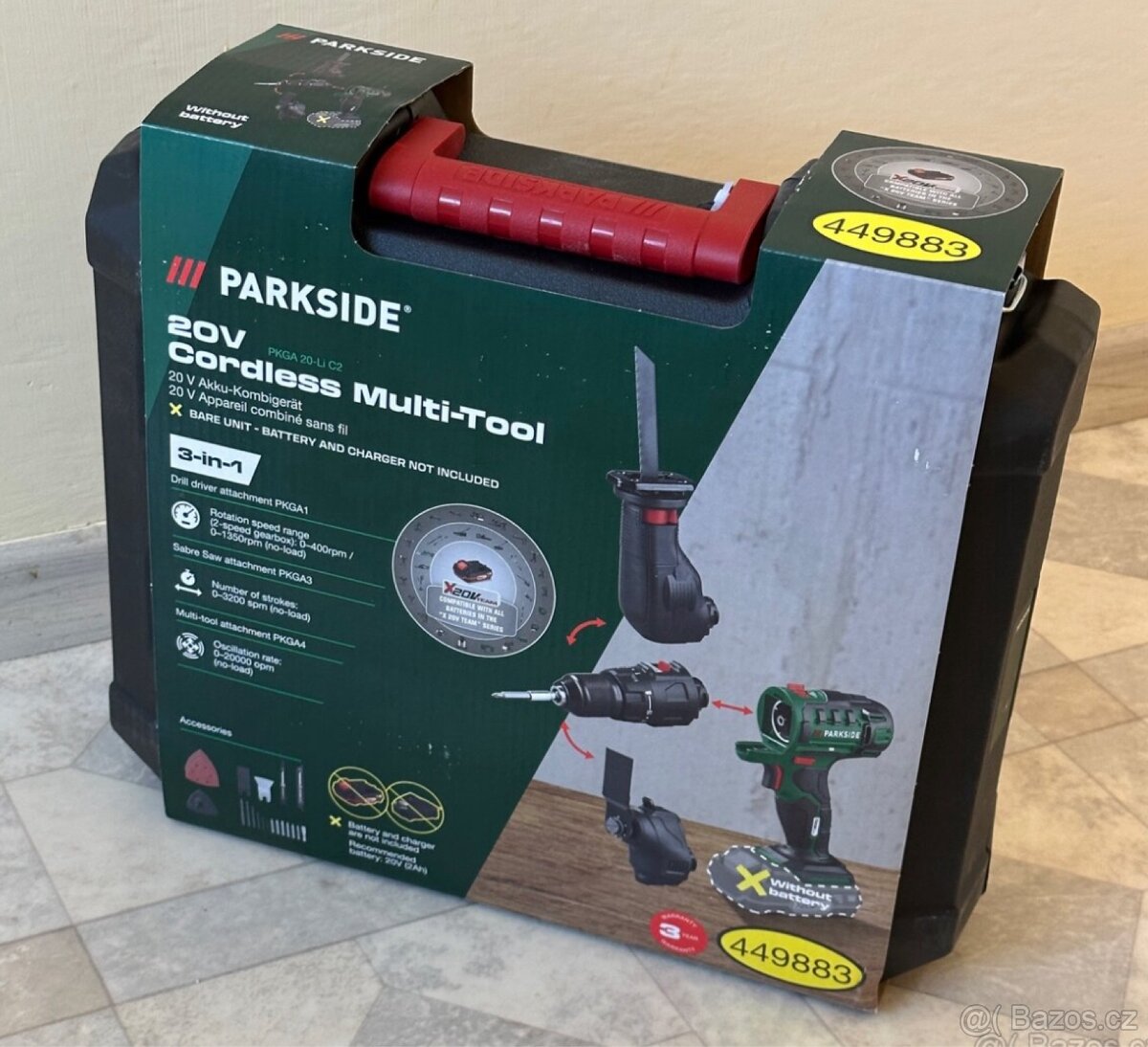 Aku kombinované nářadí Parkside - 3