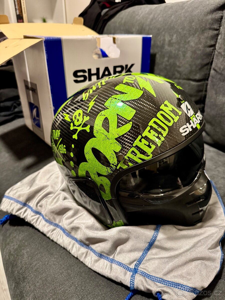 Carbonová helma Shark S-Drak - 3