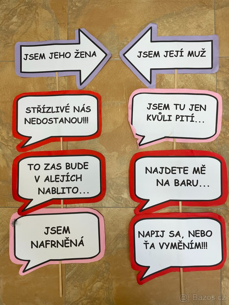 Cedulky do fotokoutku - 3