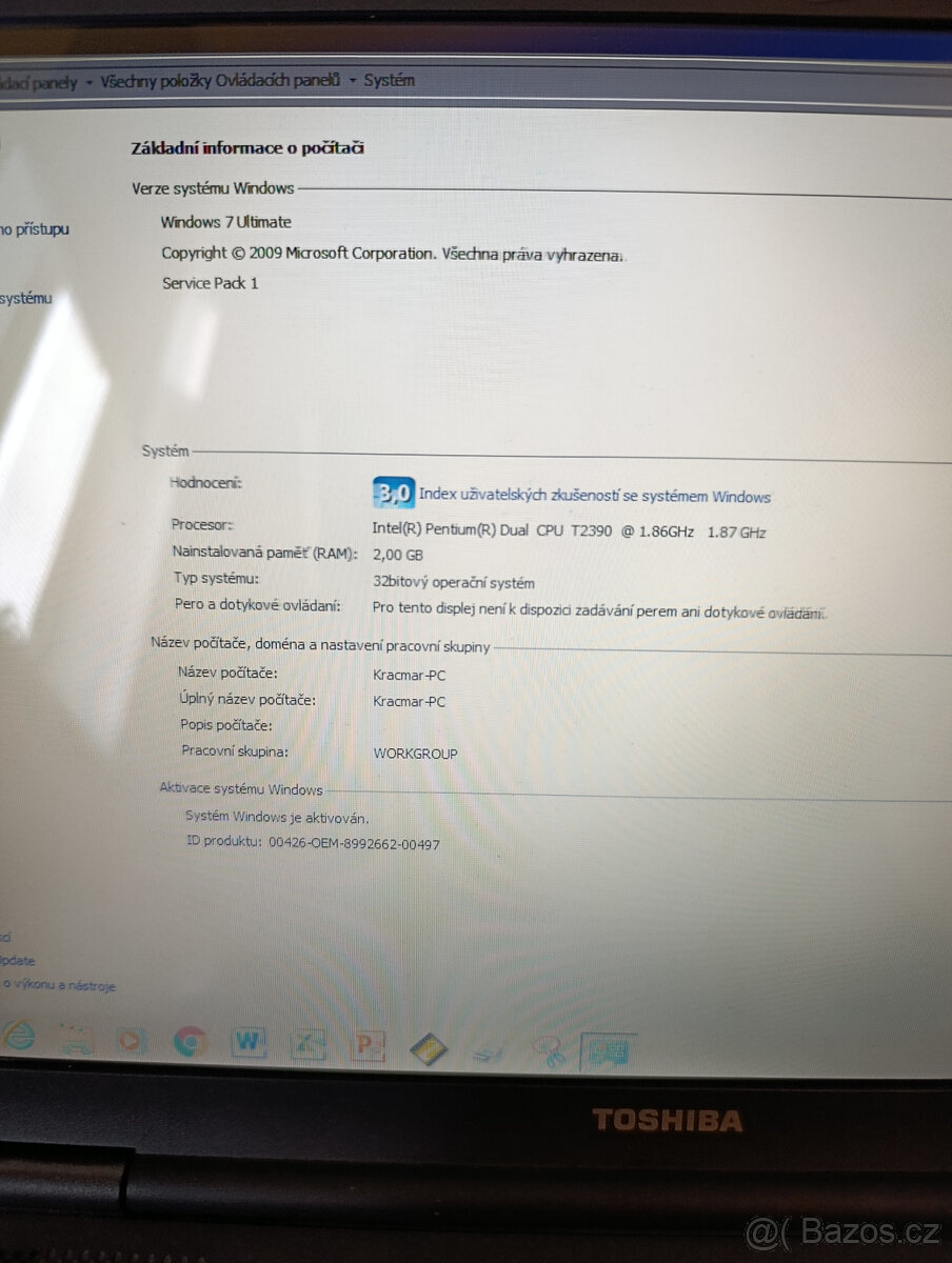 NB Toshiba Satelitte L300 - 3