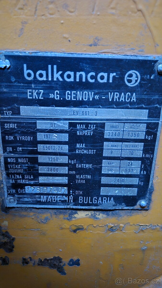 Vysokozdvižný vozík Balcancar - 3