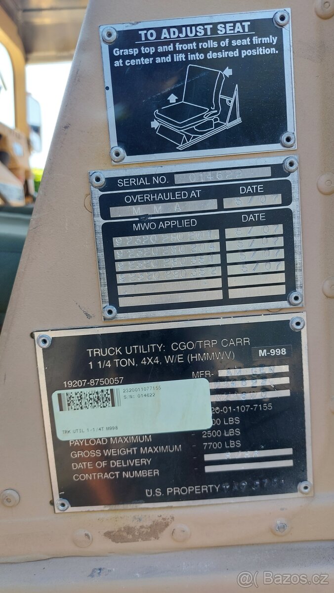 Hmmwv M998