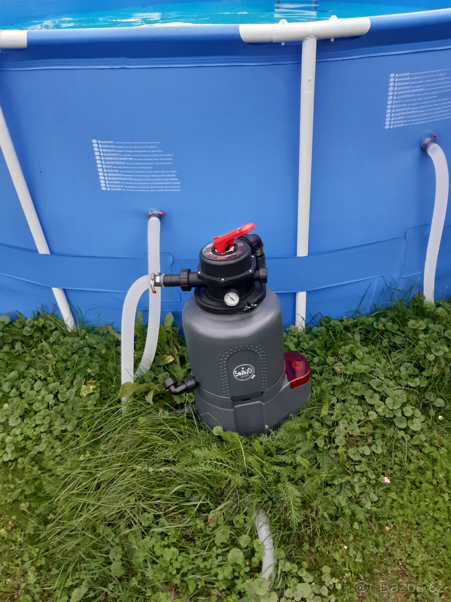 Bazén swing frame splash 4,57x1,22m s filtrací a prislusenst - 3