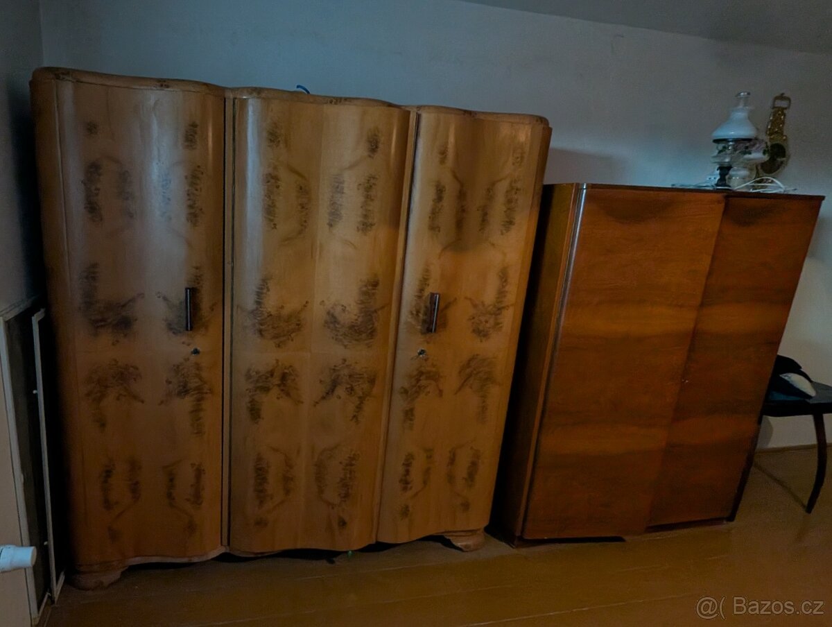 dřevěná ložnice - 30. léta - 3