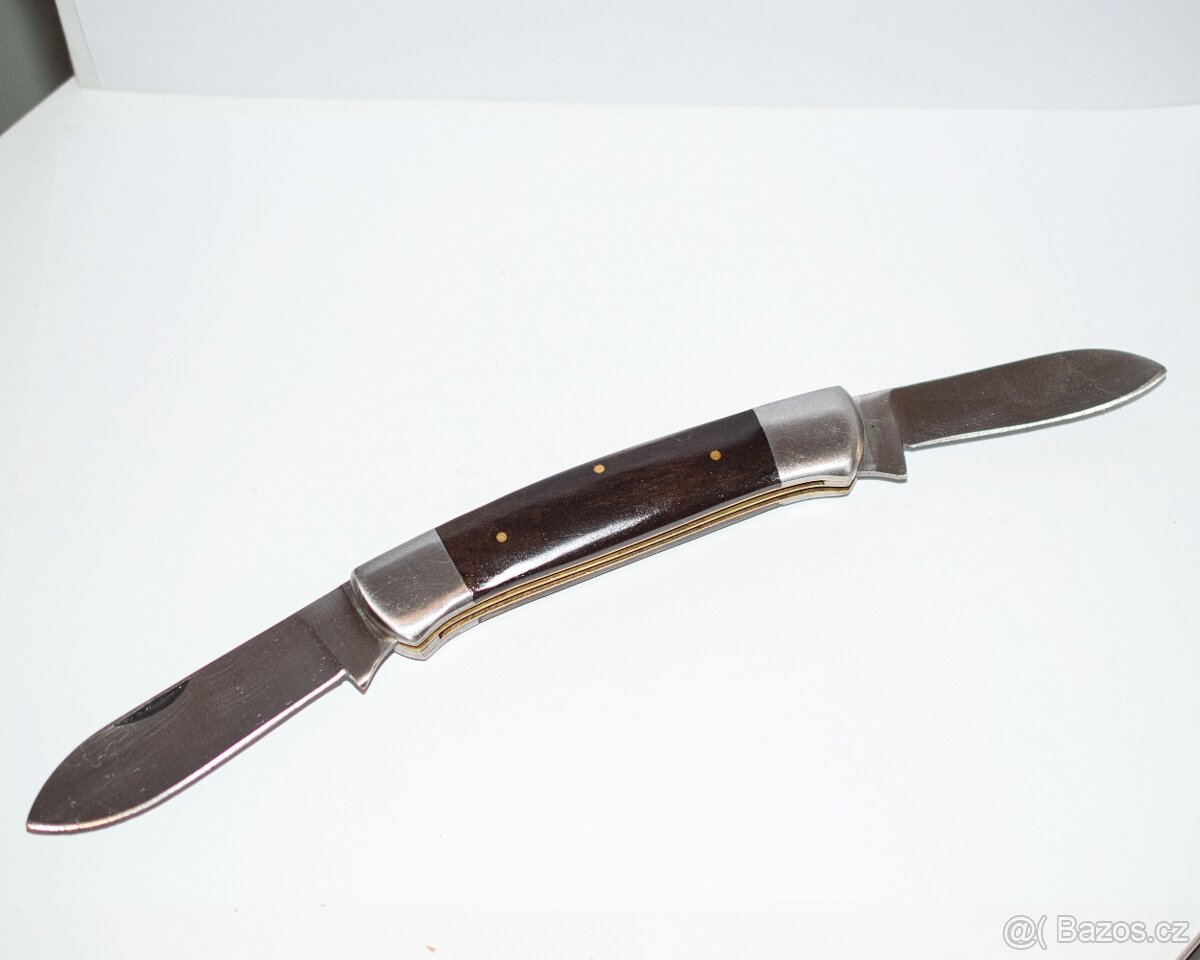 Kuchyňský kovaný nůž, dvě čepele, ruční výroba - 3