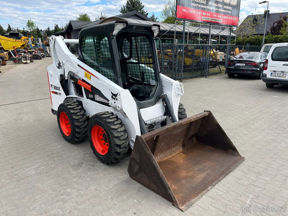 Nakladač smykovy Bobcat S530, nové pneumatiky UNC, CAT, - 3