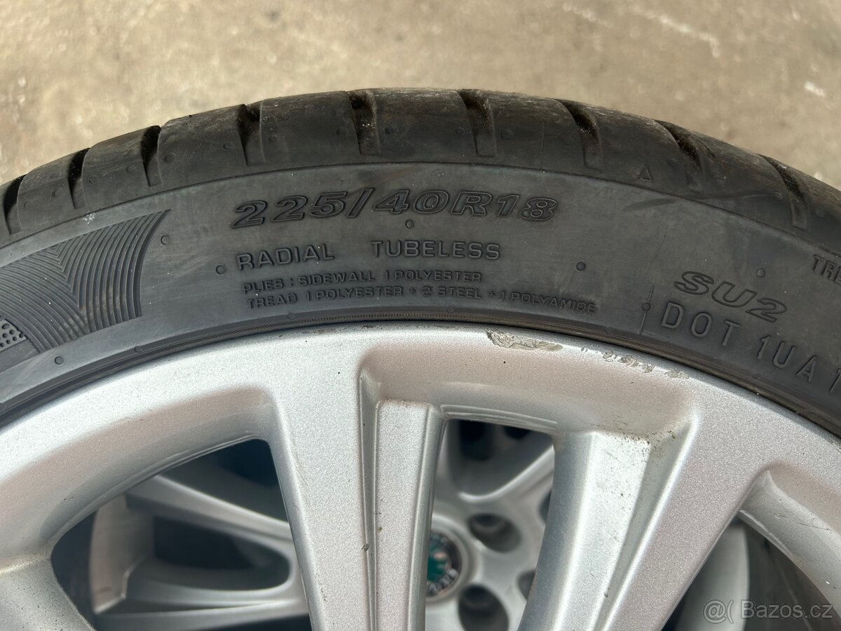 Alu Zenith - 5x112 r18 / letní pneu Nexen - 3