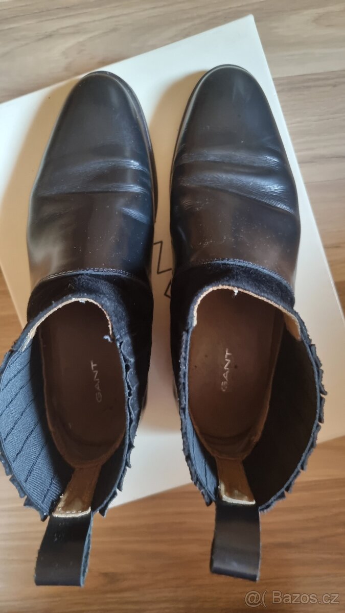 Dámské kožené boty Gant 37 - 3