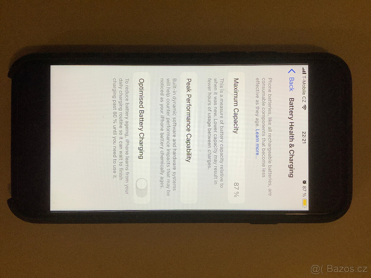 Rok používaný Apple iPhone SE (2022) 64GB černý, 87% baterie - 3