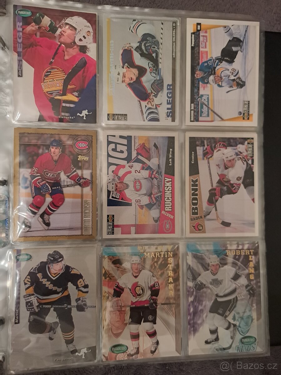 NHL karty českých hračov 90. roky - 3