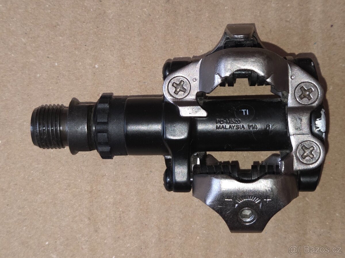 Pedály Shimano PD-M520 - černé - 3