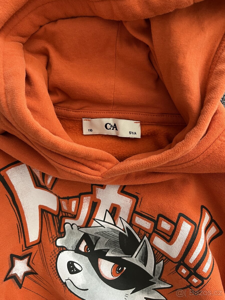 Dětská mikina s kapucí C&A - vel. 110 - 3