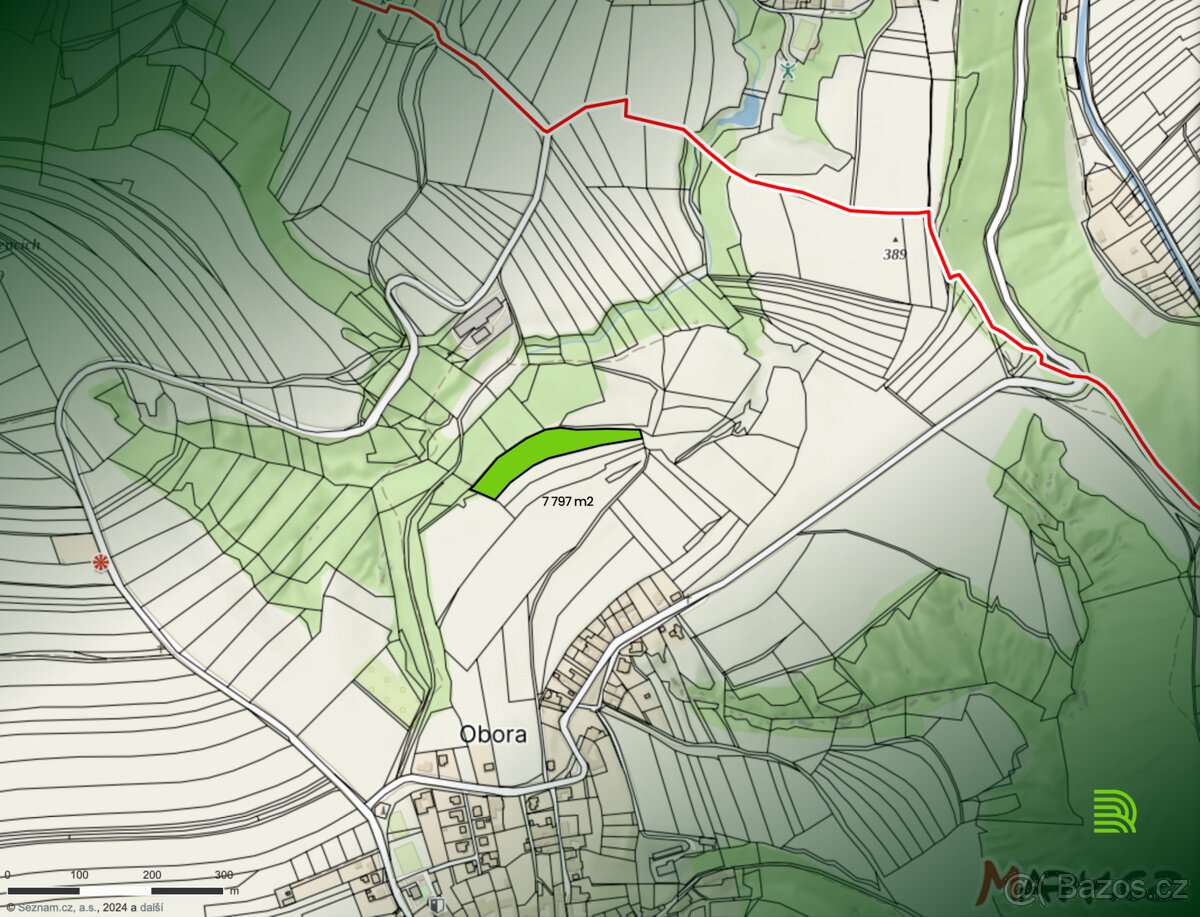 Prodej pole KU Obora u Boskovic - 3