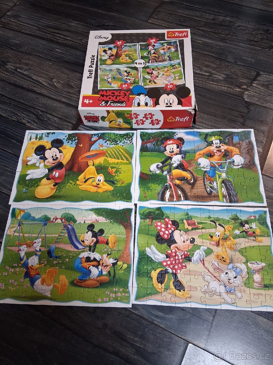 Puzzle Trefl Mickey Mouse 4v1 - 3