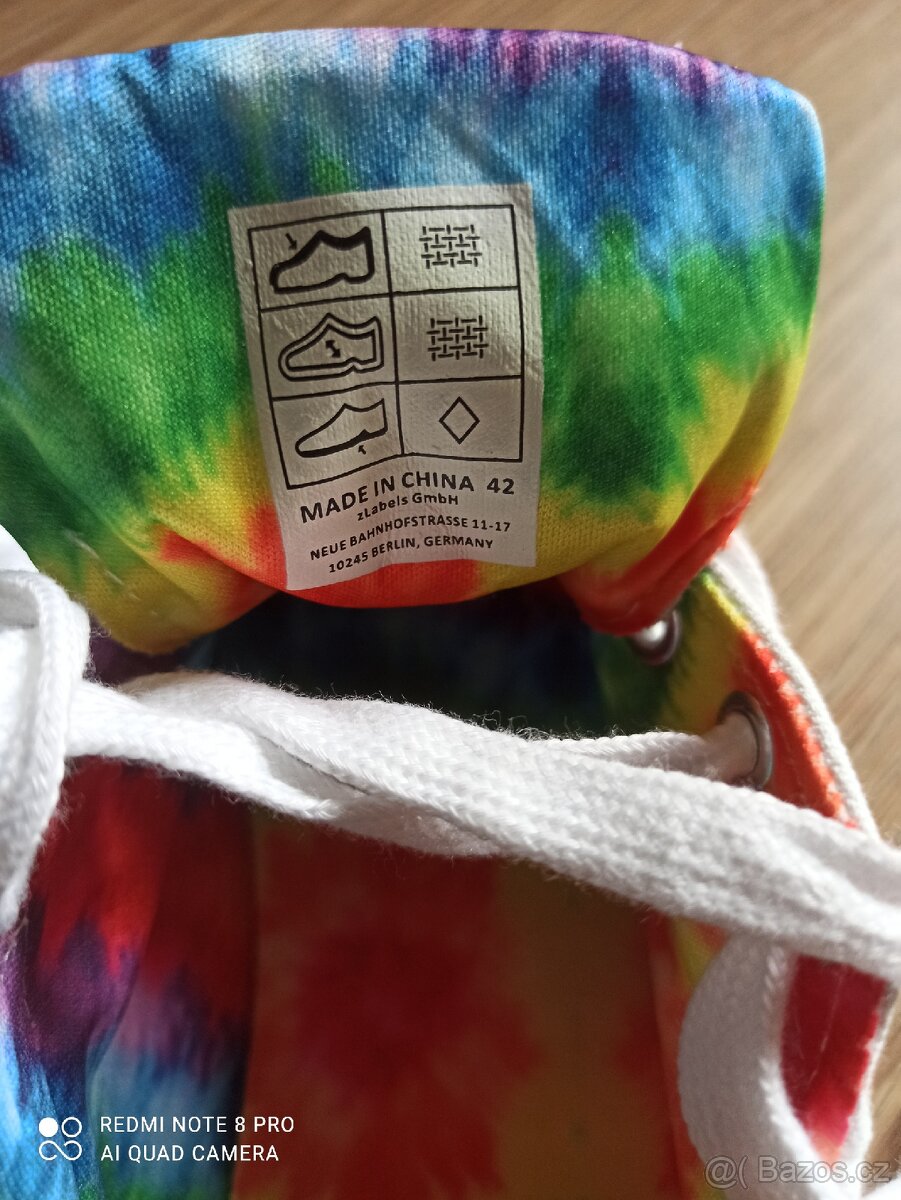 Tenisky bílé s potiskem - 3