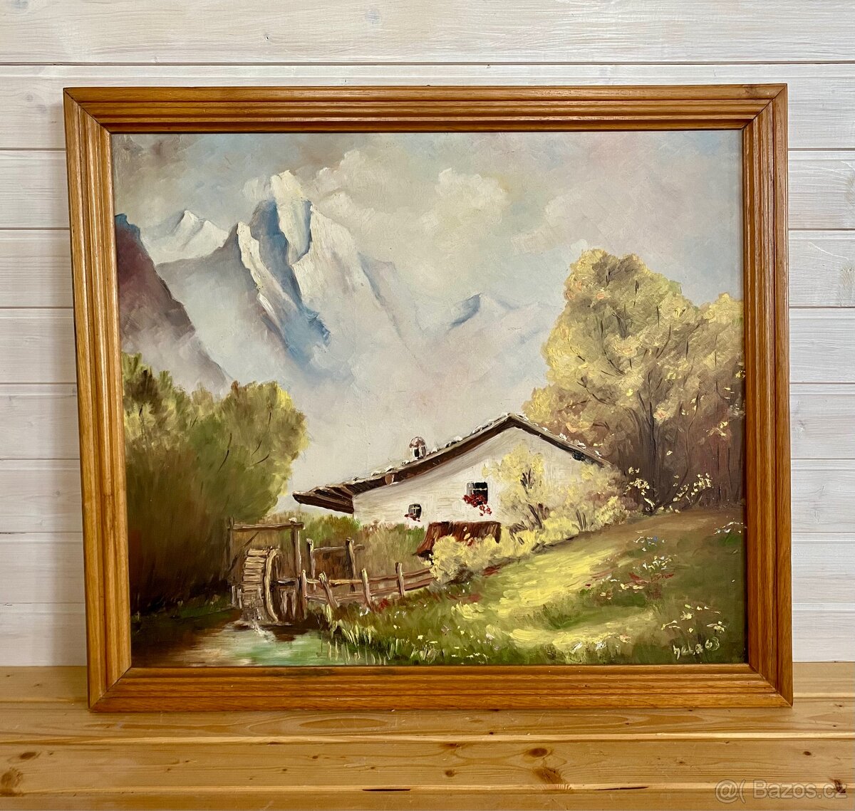 Starý obraz, olejomalba - 3