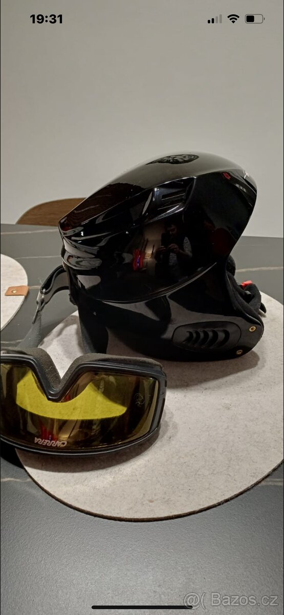 Lyžařská helma zn. CAN plus brýle Carrera - 3