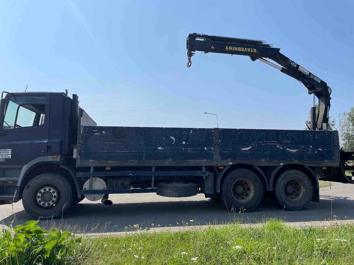 Daf CF85.430 6x2 + hydraulická ruka HIAB 144B-2C - 3