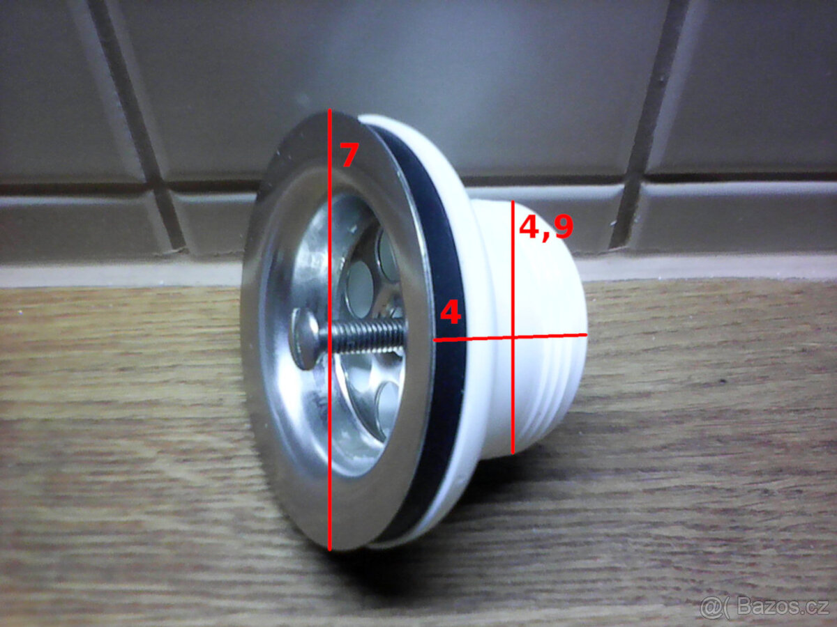 Výpust s nerez mřížkou - 3