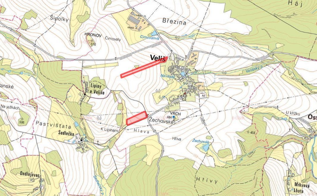 Zemědělská půda, prodej, Veliš, Benešov - 3