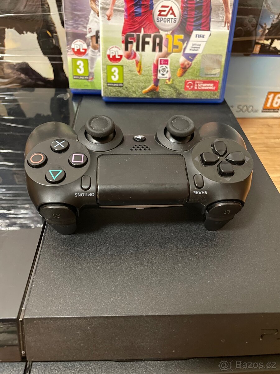 Ps4 500gb + ovladač + hry ( PlayStation) - 3