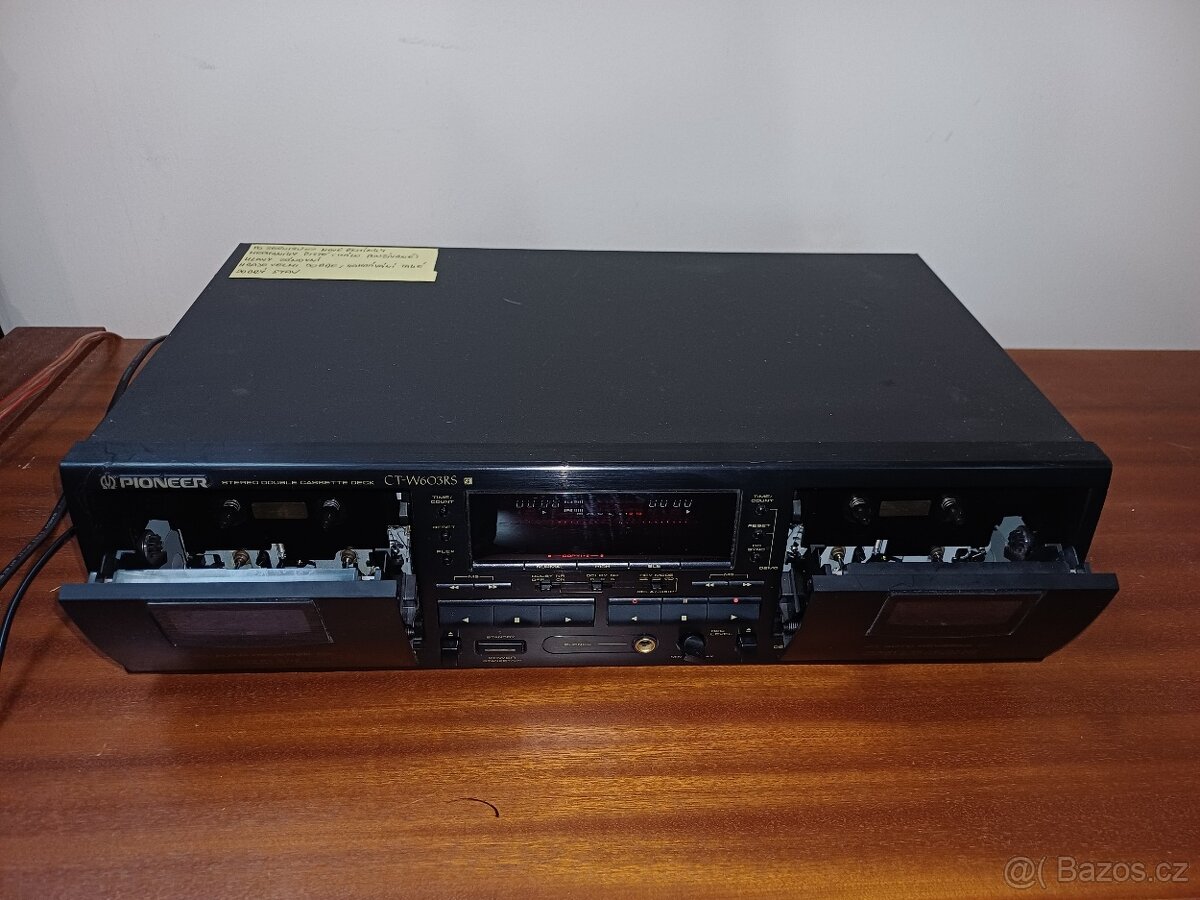 Nabízím tape deck Pioneer CT-W603RS. Plně funkční. Nejde o n - 3