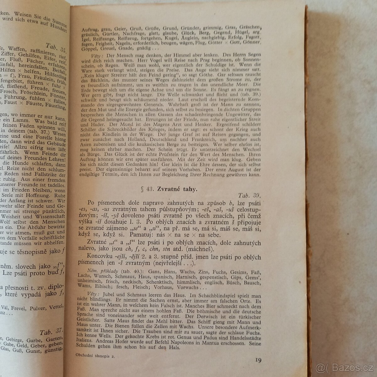 Obchodní těsnopis československý a německý z r. 1928 - 3